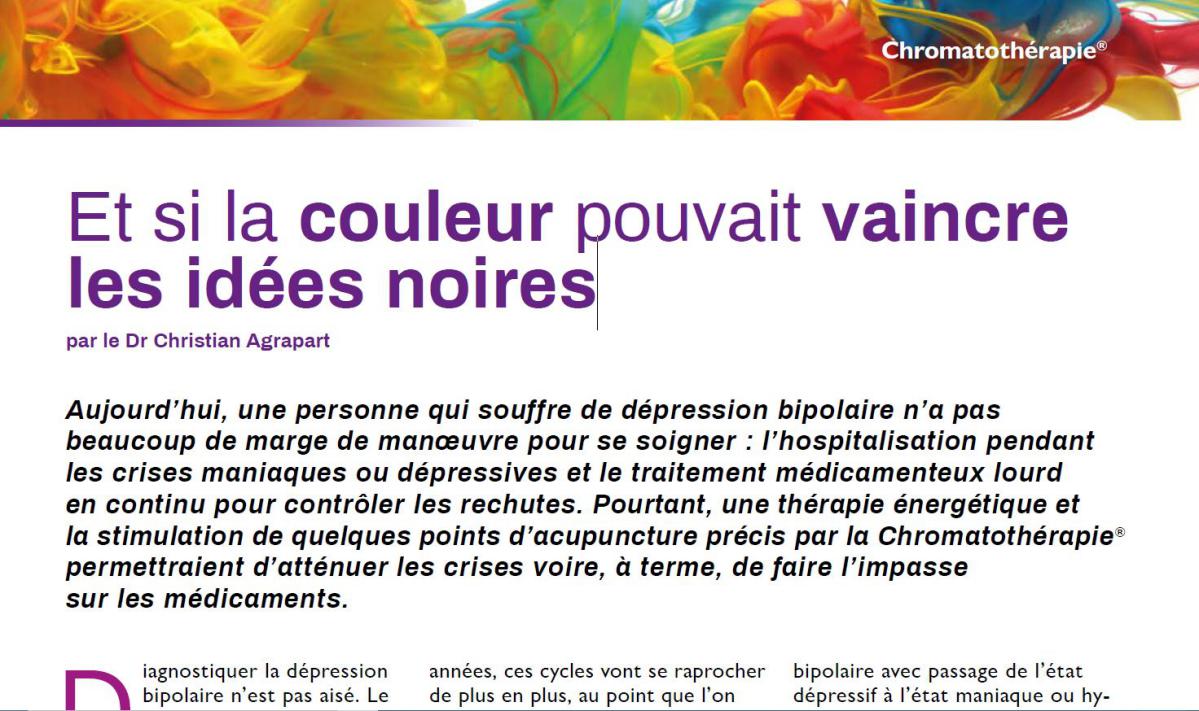 Article Christian Agrapart : Bipolarité